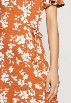 Anna Field Vestido Ligero - Brown/White -Anna Field 009b8eae5df4448fb1ddec3632fbf630