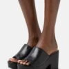 Wide Fit - Sandalias - Black