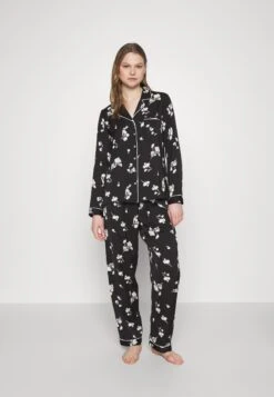 Anna Field Set - Pijama - Black/Offwhite