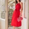 Anna Field Vestido Ligero - Red
