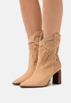 Anna Field Leather - Botines Camperos - Beige