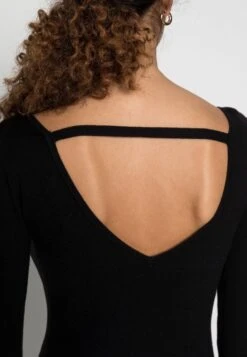 Anna Field Offener Rücken Bodycon Mini Strickkleid - Vestido De Tubo - Black -Anna Field 1e77fbe5821d4c448cad2c7c1537bd30