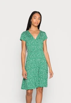 Anna Field Vestido Ligero - Green/White
