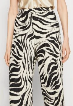 Anna Field Pantalones - Black/Off-White -Anna Field 2585585c6b3848bcaf6a5843fd9bcea4