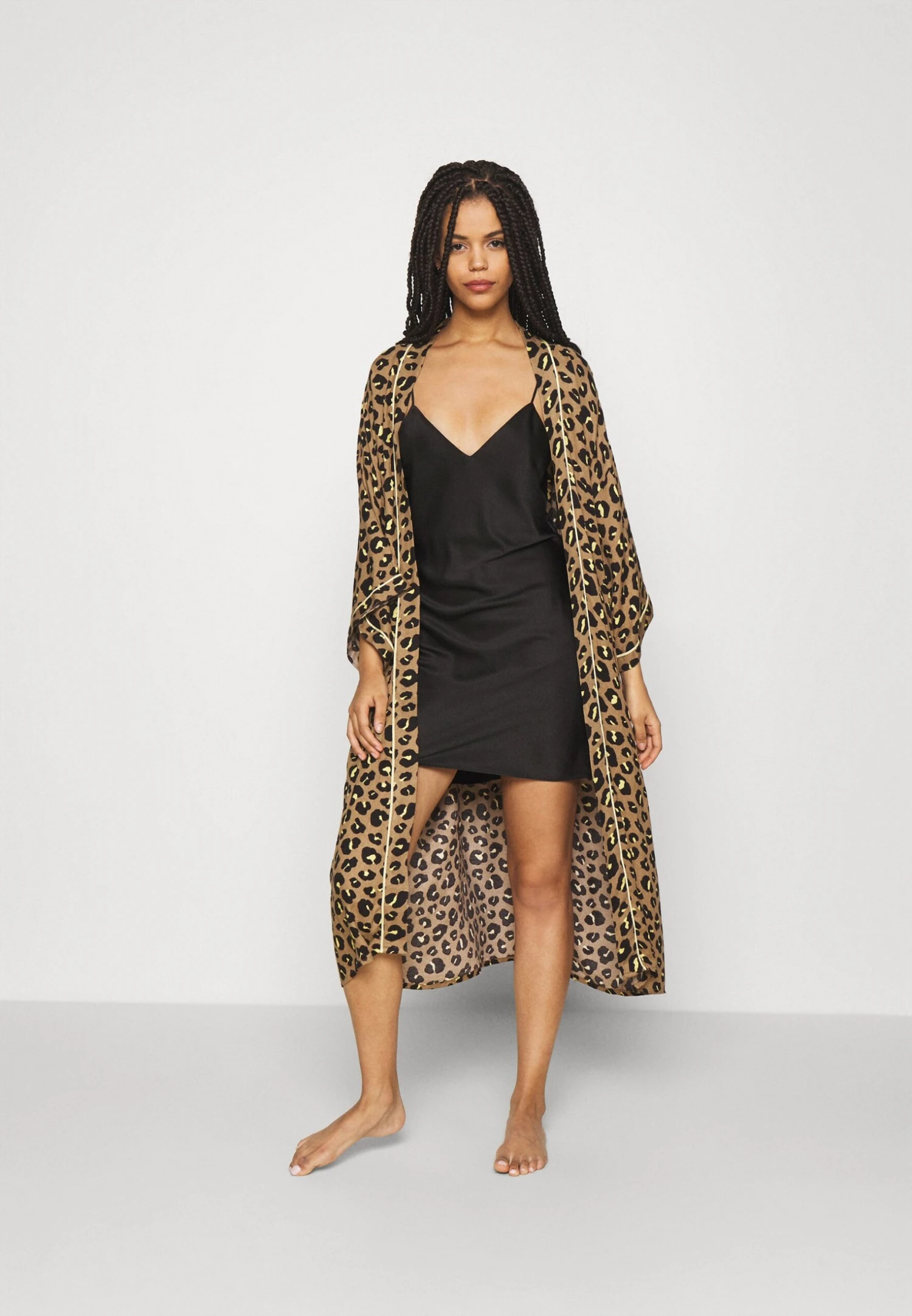 Anna Field Simple Satin Nightie - Camisón - Black 2 Anna Field Simple Satin Nightie - Camisón - Black - Imagen 2