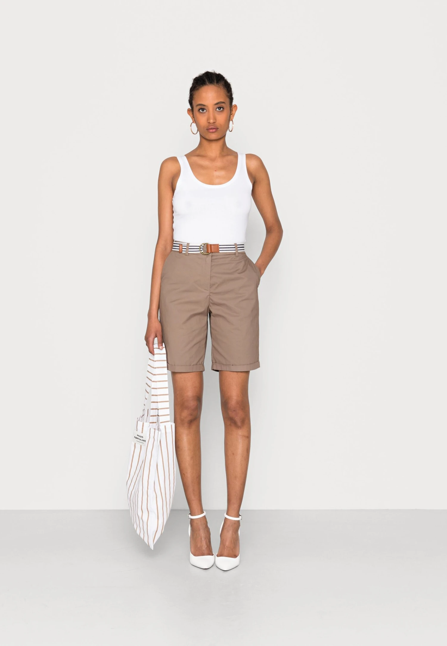 Anna Field Shorts - Taupe 2 Anna Field Shorts - Taupe - Imagen 2