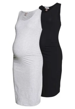 2 Pack - Vestido De Tubo - Light Grey/Black 12 2 Pack - Vestido De Tubo - Light Grey/Black -Anna Field 39ca9c517a404cfbb9a9220d30d449c2