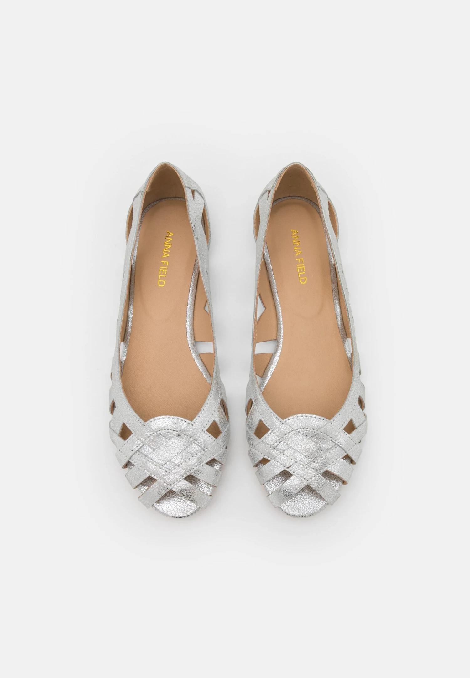 Anna Field Leather - Bailarinas Peeptoe - Silver 6 Anna Field Leather - Bailarinas Peeptoe - Silver - Imagen 6