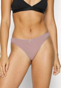 Anna Field Georgina 7Pp Thong Cotton - Tanga - Black/Pink -Anna Field 4b32aad786514479923d25cd5c95ab9a