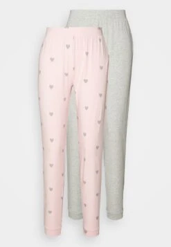 Anna Field 2 Pack - Pantalón De Pijama - Pink/Grey -Anna Field 4ce23d4b601c4890b389dc9f532fa111