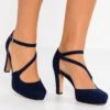 Anna Field Zapatos Altos - Dark Blue