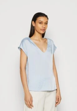Anna Field Camiseta Básica - Light Blue