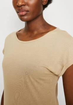 Anna Field 3 Pack - Camiseta Básica - Beige/Off-White/Red -Anna Field 5b3419d80d6d4f07b50179184be0d42f