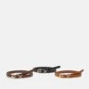 Anna Field 3 Pack - Cinturón - Black/Brown/Cognac