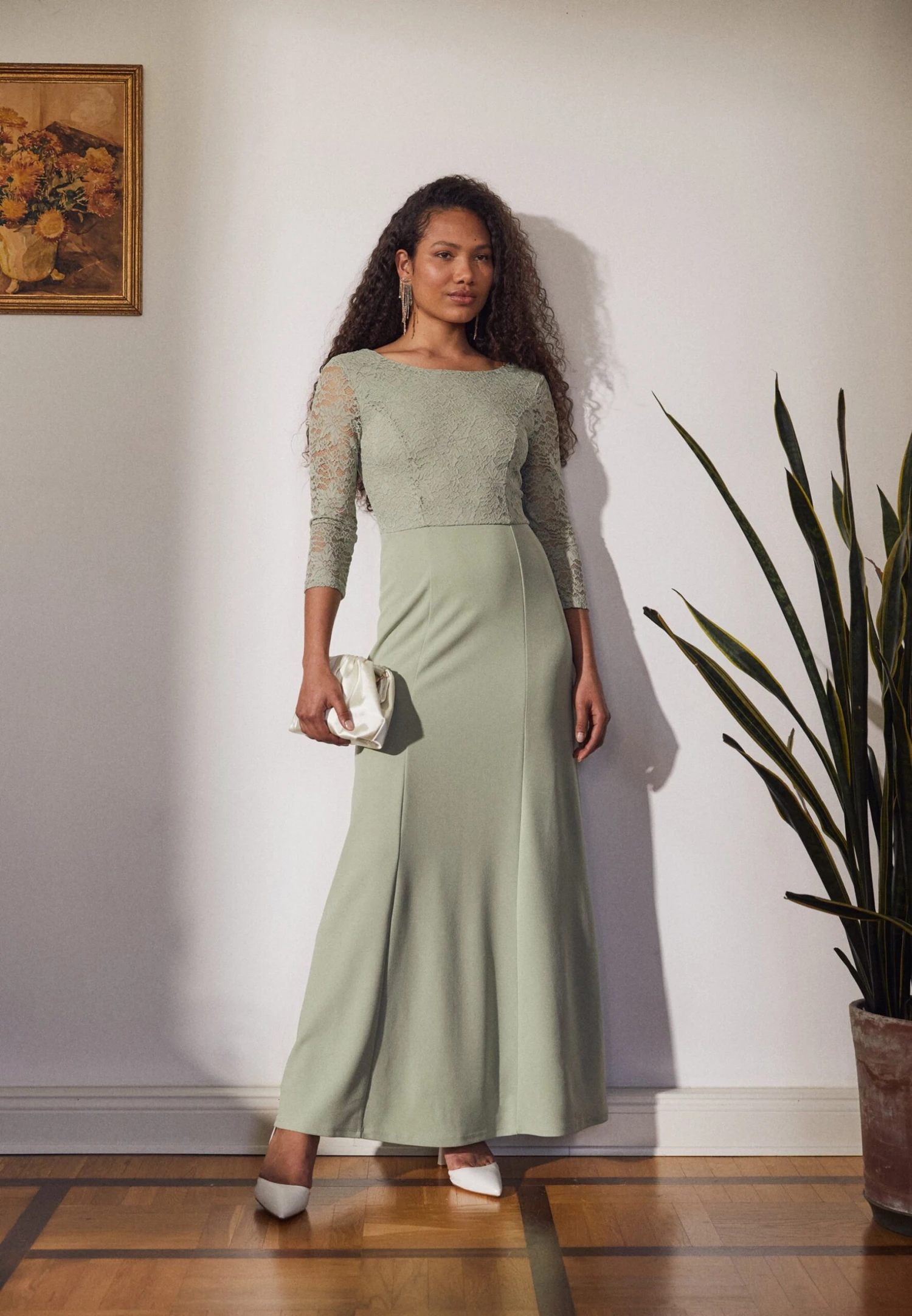 Anna Field Vestido Ligero - Light Green 2 Anna Field Vestido Ligero - Light Green - Imagen 2