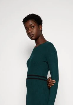 Anna Field Vestido De Punto - Dark Green/Black -Anna Field 6257de860f974737b4c5f696481d28b1