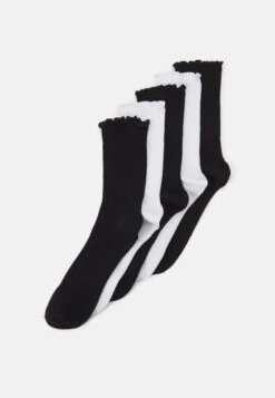 Anna Field 5 Pack - Calcetines - Black/White