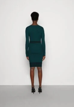 Anna Field Vestido De Punto - Dark Green/Black -Anna Field 875a2fb5e5784659b9e6962454d8a6c2