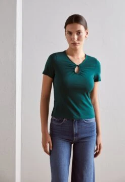 Anna Field Camiseta Básica - Dark Green