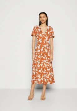 Anna Field Vestido Ligero - Brown/White