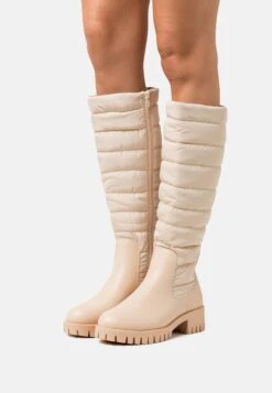 Winter Boot - Botas Con Plataforma - Beige