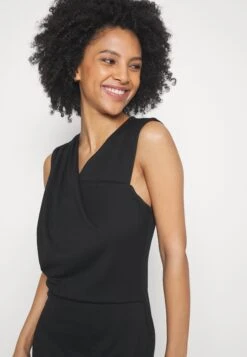 Drapped Neckline Smart Bodycon Sleeveless Mini Dress - Vestido Ligero - Black 9 Drapped Neckline Smart Bodycon Sleeveless Mini Dress - Vestido Ligero - Black -Anna Field 9f81155bf87843799042533d6c813969