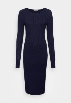 Vestido De Tubo - Dark Blue