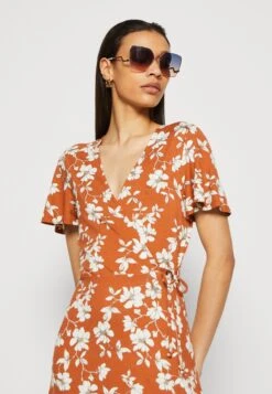 Anna Field Vestido Ligero - Brown/White -Anna Field a92025f7d861470fb5edd259bb14a51a