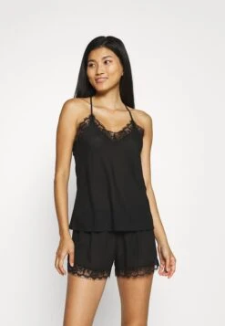 Anna Field Mia Chiffon Pj Set - Pijama - Black