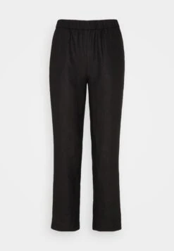 Anna Field Linen Mix - Pantalones - Black -Anna Field b6482e9bb5a844a0bfe84b3faa6f6643