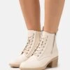 Anna Field Botines Con Cordones - Off-White
