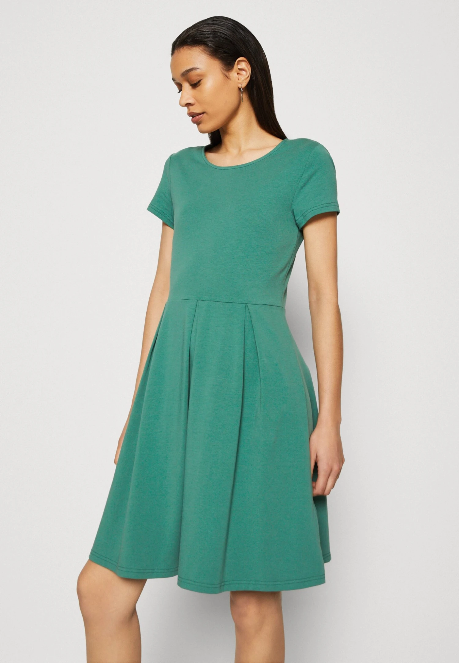 Anna Field Vestido Ligero - Dark Green 4 Anna Field Vestido Ligero - Dark Green - Imagen 4