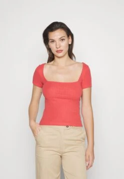 Anna Field 2 Pack - Camiseta Básica - Red/White -Anna Field d055af685a1f462588d25e69d9cfa59b