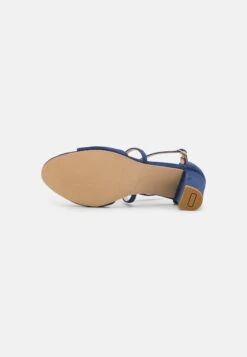 Anna Field Leather- Sandalias De Tacón - Dark Blue -Anna Field d791a3e35f6c46baae818117dcc89e7d