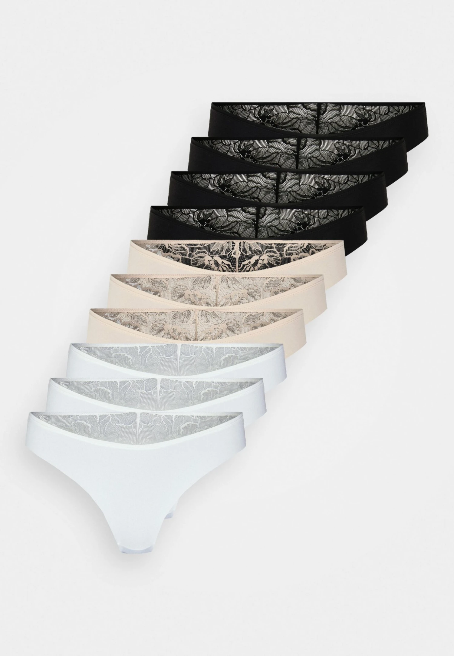 Anna Field Lulu 10 Pack Brief - Braguitas - Nude/White/Black 6 Anna Field Lulu 10 Pack Brief - Braguitas - Nude/White/Black - Imagen 6