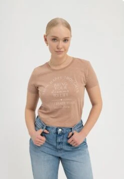 Anna Field Bring Your Dreams To Life - Camiseta Estampada - Brown