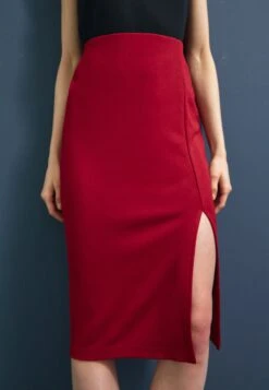 Anna Field Falda De Tubo - Dark Red