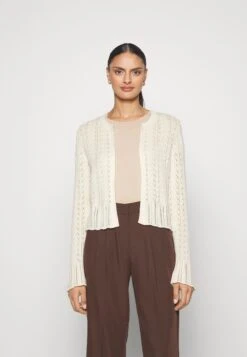 Anna Field Pointelle Bolero - Chaqueta De Punto -Offwhite